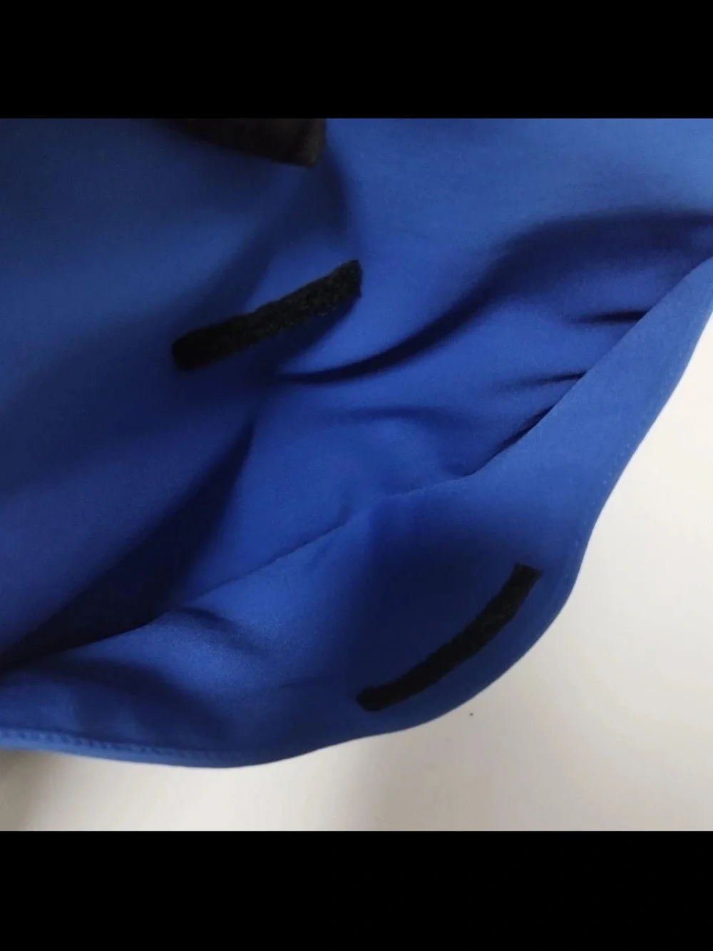 Miu Miu Cobalt Blue Messenger Bag with Black Trim